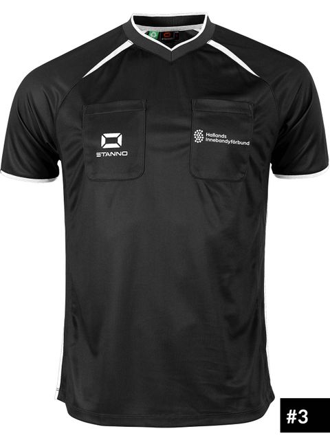 Stanno Referee Shirt Bergamo II, Black (Hallands IBF Domare)